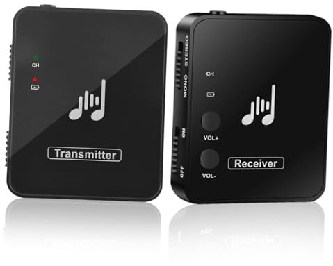 INOOMP Monitoraggio Ear Wireless Trasmettitore e Ricevitore Per Monitoraggio Auricolari Per Ed Esibizioni Dal