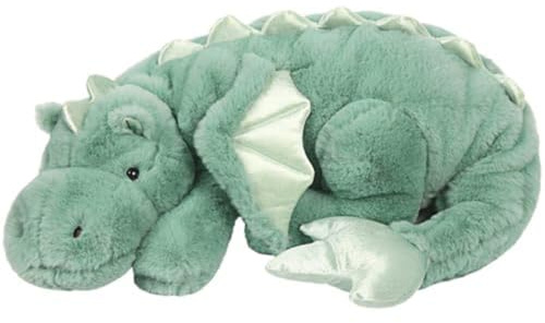 Pastoralist Drachengefüllter Tier, 90 cm Super weicher Plüsch -Dinosaurierspielzeug, niedliches Drachenplüschkissen Spielzeug für Kinder Erwachsene (grün)