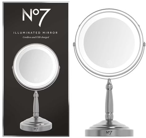 No 7 Illuminated Makeup Mirror Newly Improved