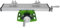 BG6300 Mesa Transversal de Precisión, Tabla Cruzada con Abrazaderas Banco de Tornillo en Cruz de Trabajo para Taladros, Fresadoras, CNC, etc. Superficie de Trabajo de 310 x 90 mm