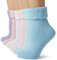 FM London 6er-Pack Sehr Warm Flauschige Socken für Damen, Superweiche Thermo-Bettsocken in Pastellfarben (Größe: 37-41)