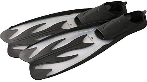 Tecnopro Uni Flosse F5, Transparent/Black, 46-47