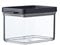 Mepal - Recipiente Omnia - Caja Transparente con Tapa para Alimentos Secos - Organizador de Cocina - Recipiente Apilable y Hermético para Almacenar Alimentos - 700 ml - Black