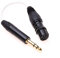 8 Cores Flat Braid Pcocc Silver Plated Cable 1/4 6.35mm Male to 4-pin XLR Female Balanced Hi-end Headphone Audio Adapter