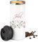GRAZDesign Kaffeebecher to go mit Namen Thermobecher auslaufsicher & warmhaltend, Coffee Becher, hält 4h heiss, personalisiertes Geschenk, Edelstahl 350ml Kirschbaum Blüte