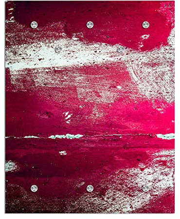 Cuadros Lifestyle Designer-Garderobe | Wandgarderobe | Flurgarderobe | Garderobenhaken | Garderobenpaneel | Urban Look | Kleiderständer | Kleiderablage | Garderobenständer, Größe:100x120 cm