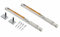 Wardrobe Sliding Door Track Gear System Kit - Tracks 1700mm, 2300mm or 2700mm (Soft Close system (1 pair) 30 kg END DOORS)