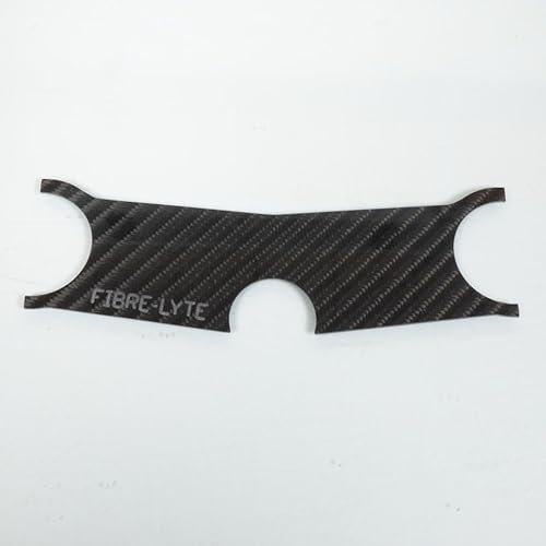 Protection té de fourche supérieur carbone compatible avec moto