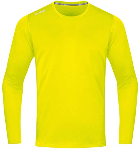 JAKO Longsleeve Run 2.0 - Leichtes Langarmshirt Herren 130 g/m², Optimale Belüftung mit Micro-Mesh, Sport- und Freizeitshirt, Bei 40 °C waschbar