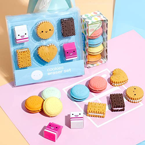 22 Pcs Kinder Mini Radiergummi Schreibwaren Radiergummi Spielzeug Radiergummi Male Radiergummi für Bleistifte und Buntstifte Studenten Schule Geburtstag Party Festival Neues Jahr Weihnachten