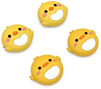 playvital Capuchons pour ps5 Manette Cover Joystick pour ps4,pour Xbox Series X S,Thumb Grip Caps pour Xbox One,Protection de Stick Analogique pour Switch Pro Controller,Perroquet&Poussin