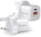 USB C Plug, Nestling 2 Pack 20W USB C Charger Plug, Type C Fast Charge Plug 2 Ports PD & QC 3.0 Power Adapter Charger for iPhone 14/14 Pro/14 Pro Max/13/13 Pro 12/12 Pro/12 Pro Max, Galaxy, iPad etc.