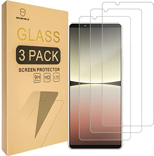Mr.Shield Schutzfolie Kompatibel mit Sony Xperia 5 IV [3 Stück] Schutzglas Schutzglasfolie 9H Härte, HD Klare Displayschutzfolie