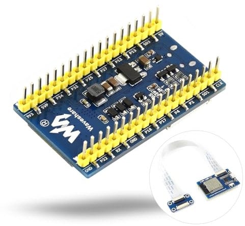 LUCKFOX E-Paper Wireless Network Driver Board, Waveshare ESP32 Driving Board, Support WiFi, Support Various Common Image Formats, for Wireless Picture Printing Like Price Tag, Business Card, etc
