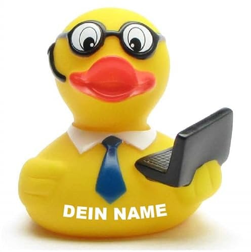 Badeente - personalisierbar (Notebook Ente)