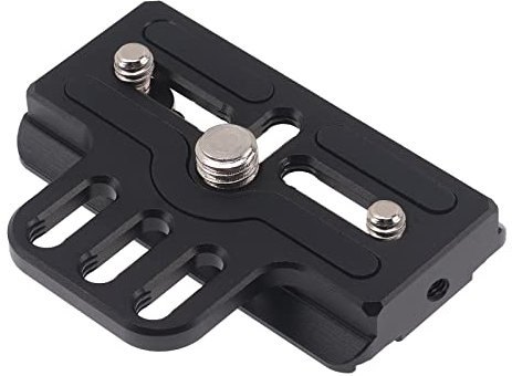 FocusFoto Extended Upper Quick Release Baseplate QR Plate for DJI Ronin RS2 RSC2 RS3 Pro RS4 Pro Gimbal Stabilizer Arca-Swiss Standard Camera Tripod Ballhead (Extended Version)