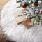 Weihnachtsbaum Decke, Weiß Weihnachtsbaum Rock, Runde Flauschige Schneeweiße Tannenbaumdecke, für Weihnachten Baum Dekorationen Weihnachtsdeko (78 cm)