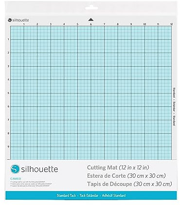 Silhouette Alfombrilla de corte para Silhouette Cameo (30,5 x 30,5 cm), adhesivo estándar