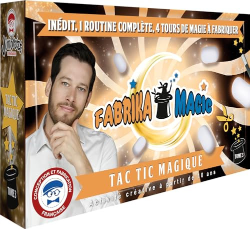 Asmodee Twin Games Fabrika Magic: Tac Tic Magique – Gesellschaftsspiele – Kreative Freizeit – Zauberspiele – ab 10 Jahren – französische Version