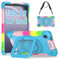 KATUMO Funda para Samsung Galaxy Tab A9 8.7-Pulgada 2023/2024 (SM-X110/X115/X117) Carcasa con 360° Rotación Soporte Protectora Irrompible Carcasa Cover Samsung Tab A9 8.7 Pulgada