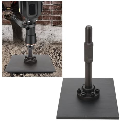 COYWEH Verdichter Anti Schock Hex Spline Stampferplatte Tampingwelle Shaft Platte Tamper Packer Beton Landschaftsbauer Bauherr Grundlegung Werkzeuge für Demolition Jackhammer Breaker 260 * 220mm