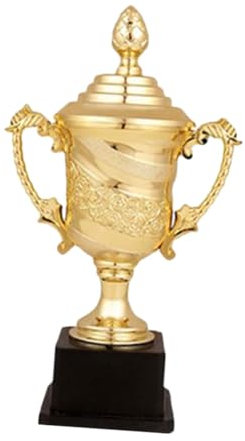 Trophée Or Trophée Compétitions de Football Récompense Coupe Bureau Récompense Participation Prix du Travail D'Équipe Trophée de Football, 24 cm