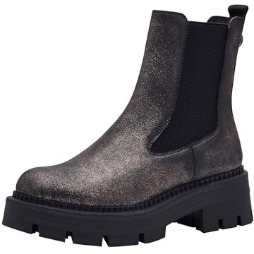 Tamaris Damen Chelsea Textil Vegan; BRONCE, EU 39