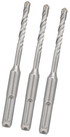 hsawbit SDS Plus Hammer Drill Bits 8mm x 110mm x 3, SDS Masonry Dill Bit Cross Tip Carbide Drill bit for Brick Walls, Concrete, Stone