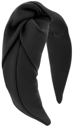 axy Eleganter Haarreif in modischem Design - Wunderschön Haarreifen Damen Stirnband Haarschmuck HRM3 (Schwarz)