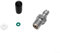 Foster Mamelon de remplissage en acier inoxydable, raccord rapide PCP mâle 8 mm, (1/8BSPP)