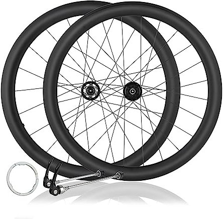 UIOPPOI 700C Rennrad Laufradsatz Carbon Faser Felge Höhe 38/44/50/60/85mm Disc Bremse Quick Release Naben 100/135mm Für 8-11 Geschwindigkeit 24/24H