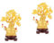Alipis 2 Sets Glücksbaumschmuck Geflochtener Geldbaum Hausdekoration Für Zuhause Geldbaum Kleine Verzierung Edelstein Bonsai Baum Heimdekoration Zimmerpflanze Feng Shui