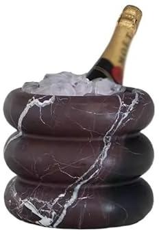 Eiskübel aus natürlichem Marmor, Rotwein-Eiskübel, Villa Modell, Raumdekoration, Ornamente, Jade, Eiskübel, Schreibtisch-Ornamente, LCE-Fass (A)