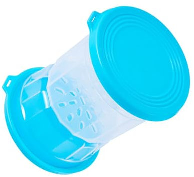 zuousxbs - Tarro de Cristal Grande para encurtidos con colador y Tapa sellada, práctico Recipiente de Almacenamiento de Cocina para Alimentos húmedos y Secos