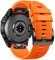 Laffav Kompatibel mit Garmin Fenix 7 Armband/Fenix 7 Pro/Fenix 6/Fenix 6 Pro Armband/Fenix 8 47mm, 22mm QuickFit Silikon Ersatz Sportarmband für Garmin Instinct 2/Epix Pro Gen 2/Forerunner 965,Orange