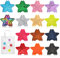 28PCS Sequin Star Iron on Patches for Hats Shiny Embroidery Sequin Stars Patches Multiple Color Applique Repair Patch DIY Crafts for Clothing Jacket Jeans Pants Dress Backpack