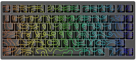 IROK MG75PRO Mechanische Tastatur mit 81 Tasten, kabelgebunden, Hall-Effekt, 8 kHz/ARGB/CNC-Aluminium, Dichtungsstruktur, Gaming-Tastatur (schwarz)