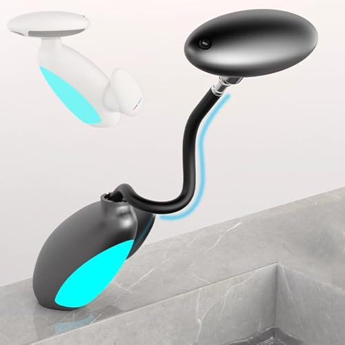 Bathroom Faucets, Single Handle Pull Out Mixer Basin Tap, 4 Spray Modes, Pull-Out Waterfall Kitchen Tap with Led, Temperature Adjustment Faucet, Rotatable Bathroom Sink Faucet