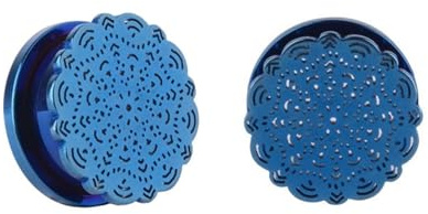 BWDHJLEY Écarteur en Acier Inoxydable, Kit Ecarteur Oreilles Rond avec des Fleurs Piercing 2 Pièces