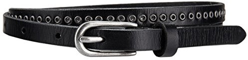 Esprit schmaler dünner Leder Gürtel Slim Eyelet Belt 126EA1S001-E001, Länge:100 cm