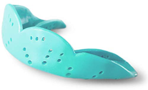 SISU Mundschutz „Aero, 1,6 mm, Sportmundschutz für Jugendliche und Erwachsene, Uni, S16-NG-AA-1, Awesome Aqua, 1 2/3mm