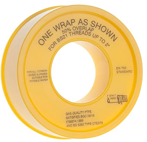 L&S Engineers Gas PTFE Tape Size: 12mmx12m