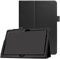 SATURCASE Custodia protettiva per tablet Huawei MediaPad T3 10 da 9,6 pollici, in pelle PU, pieghevole, con supporto, colore: nero
