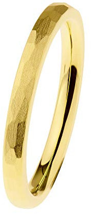 Ernstes Design Evia Ring R540 Edelstahl gelb vergoldet Vorsteckring