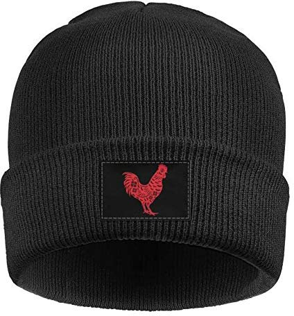 flySpacs Herren Damen Armbanduhr Beanie Mütze Winter weich dick warm Strick Mütze Totenkopf Cap - - Einheitsgröße