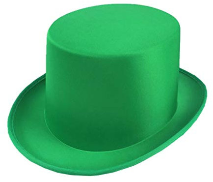 VALICLUD St. Patricks Day Zylinder Grüner Kobold Cosplay Hut Irish Festival Cap St Paddys Kostüm für St. Patricks Day Party Bevorzugen Zubehör