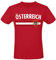 Alsino EM Fan Shirt Österreich Europameisterschaft 100% Baumwolle T-Shirt Rundhals Fanartikel Alle Größen Herren Damen Fan-Shirt, Größe wählen:S, Land wählen:Österreich