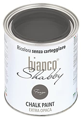 CHALK PAINT Fango per Mobili e Pareti - Pittura Shabby Chic Vintage EXTRA OPACA (1 Litro)