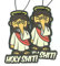 2x lustiger Jesus Auto Duftbaum Holy Jesus Christ | Duft fürs Auto in Jesus Form | Lufterfrischer Air Freshener Lufterfrischer Autoduft Duftspender