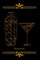 Black and gold art deco- notebook